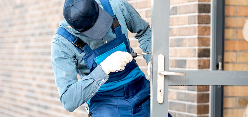 Pivot Storefront Door Locks Installation in Belleville, Illinois
