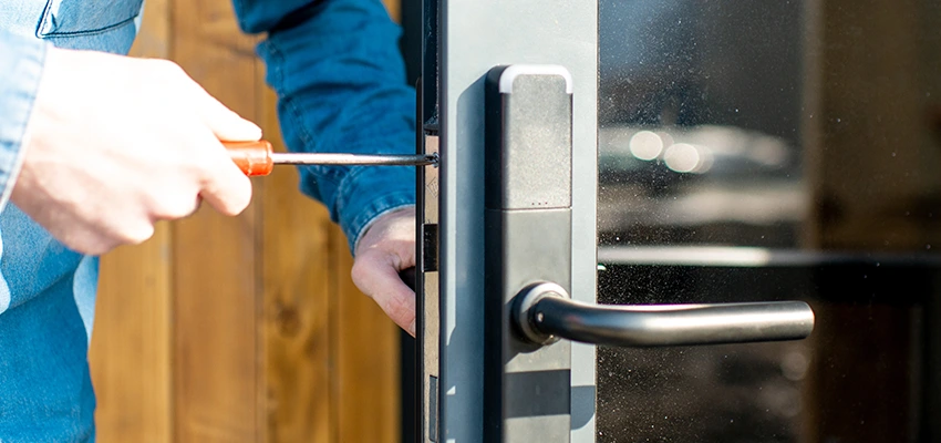 Aluminium Door Lock Replacement in Belleville